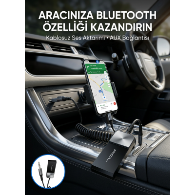 Kablosuz Müzik Aktarımı Sağlayan USB AUX Adaptörü