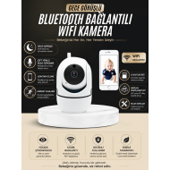 Bebek Takip Kamerası  Gece Görüşlü WiFi Güvenlik Kamerası