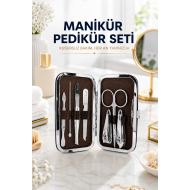 Tırnak Temizliği, Tırnak Batığı ve Düzenli Bakım İçin 7 Parça Çelik Set