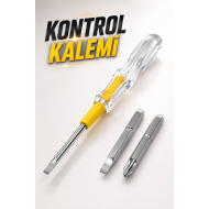 Test Cihazı Kontrol Kalemi Çift Başlıklı Şeffaf Elektrik Testi