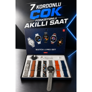 Akıllı Saat 7 Kordonlu Yeni Nesil Arama Cevaplayan Çok Fonksiyonlu