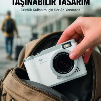 Taşınabilir Dijital Kamera Otomatik Odaklama ve Beauty Modu