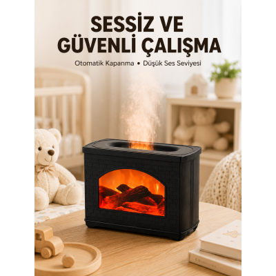 USB Ultrasonik Hava Nemlendirici Ayarlanabilir Sis ve Aromaterapi Özellikli