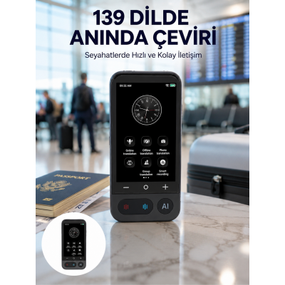Fotoğraf Tanıma ve Konuşma Çevirili Akıllı Tercüman Yeni Nesil