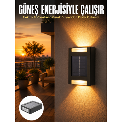 Dekorasyon Aplik Işık Güneş Enerjili Aydınlatma Dekoratif Aydınlatma Yeni Nesil