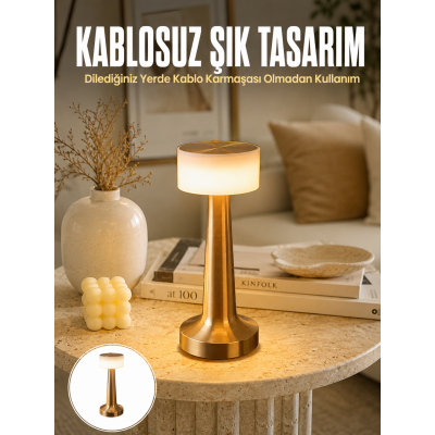 Dekoratif Masa Lambası Dokunmatik Renk Değiştirebilen Gece Lambası Yeni Nesil