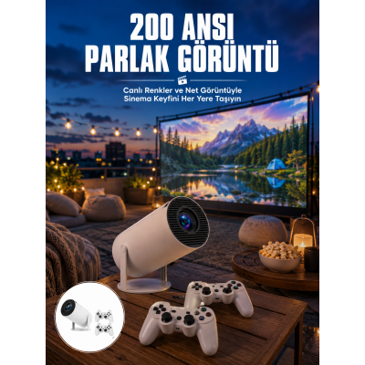 Full HD 8 GB Ayaklı Çift Kollu 4K Video Oyun Konsolu Taşınabilir Yeni Nesil