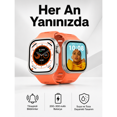 Akıllı Saat GPS, Sağlık Ve Uyku Takibi Arama Cevaplayan Bluetooth Bağlantılı (Kopya)