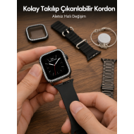 Akıllı Saat Aksesuar Seti Değiştirilebilir Kordon ve Şarj Aparatı Yeni Nesil