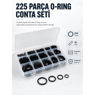 225 PCS O-Ring Conta Seti Profesyonel Tamir, Bakım ve Sızdırmazlık Çözümü
