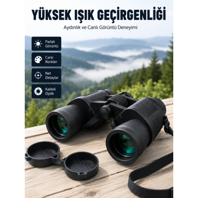 Suya Dayanıklı Profesyonel Dürbün Hassas Odaklamalı Ergonomik Gövdeli