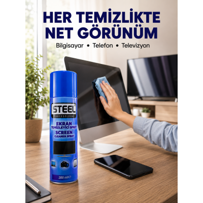 Parmak İzi ve Tozu Kolayca Temizleyen Ekran Temizleyici