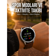 Bluetooth Bağlantılı Günlük Yaşam ve Spor Takip Akıllı Saati