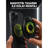 Soğutma Teknolojili RGB Işıklı Telefon Soğutucu