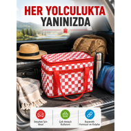 25 Litre Isı Yalıtımlı Termos Çanta Alüminyum Folyo İç Kaplamalı Piknik Çantası