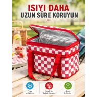 Çok Amaçlı Isı Yalıtımlı Termos Çanta Piknik Kamp Seyahat ve Market Kullanımına Uygun