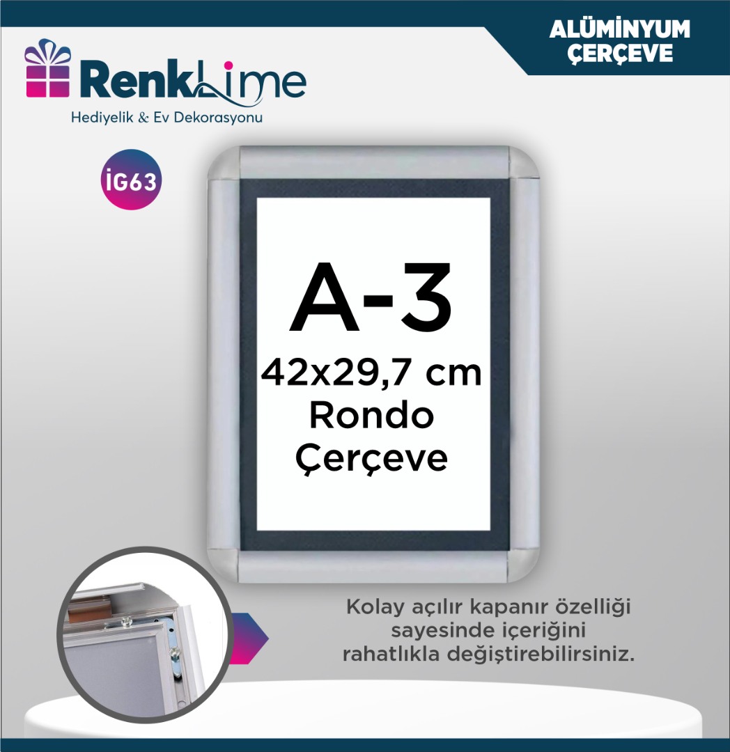 Opti Çerçeve Alüminyum A3 Rondo