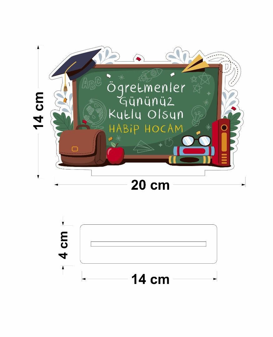 Öğretmenler Günü İsimli Pleksi