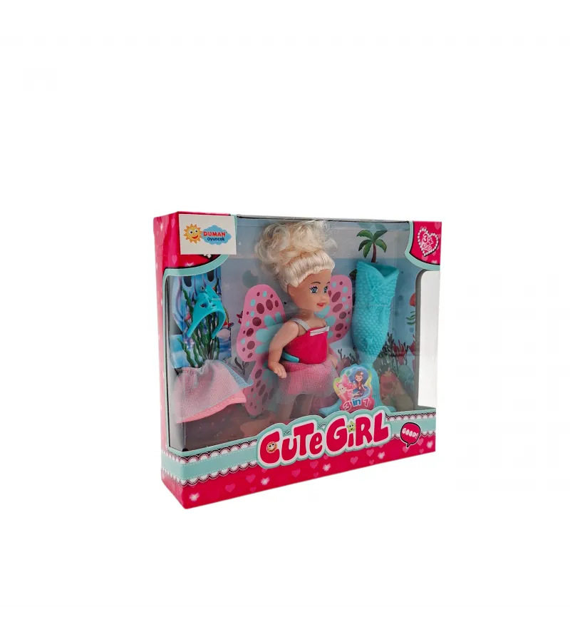 12 CM. KUTUDA ELBİSELİ BEBEK ***YENİ