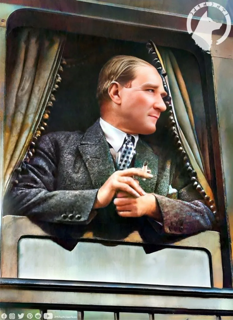 Masif Ahşap Üzeri UV Baskı ATATÜRK Portresi