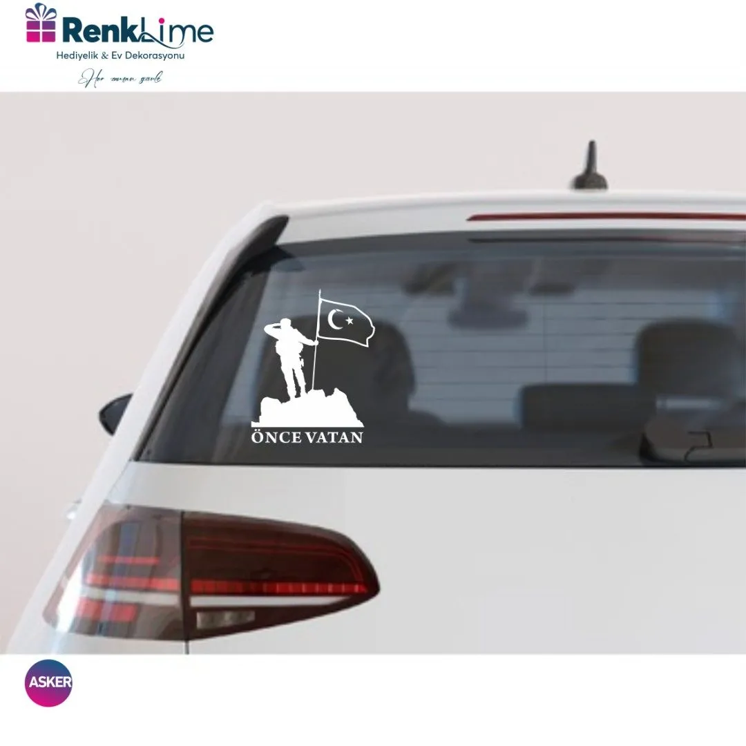 Folyo sticker kesim Önce Vatan