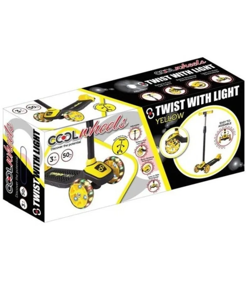 CW IŞIKLI SARI TWİST SCOOTER