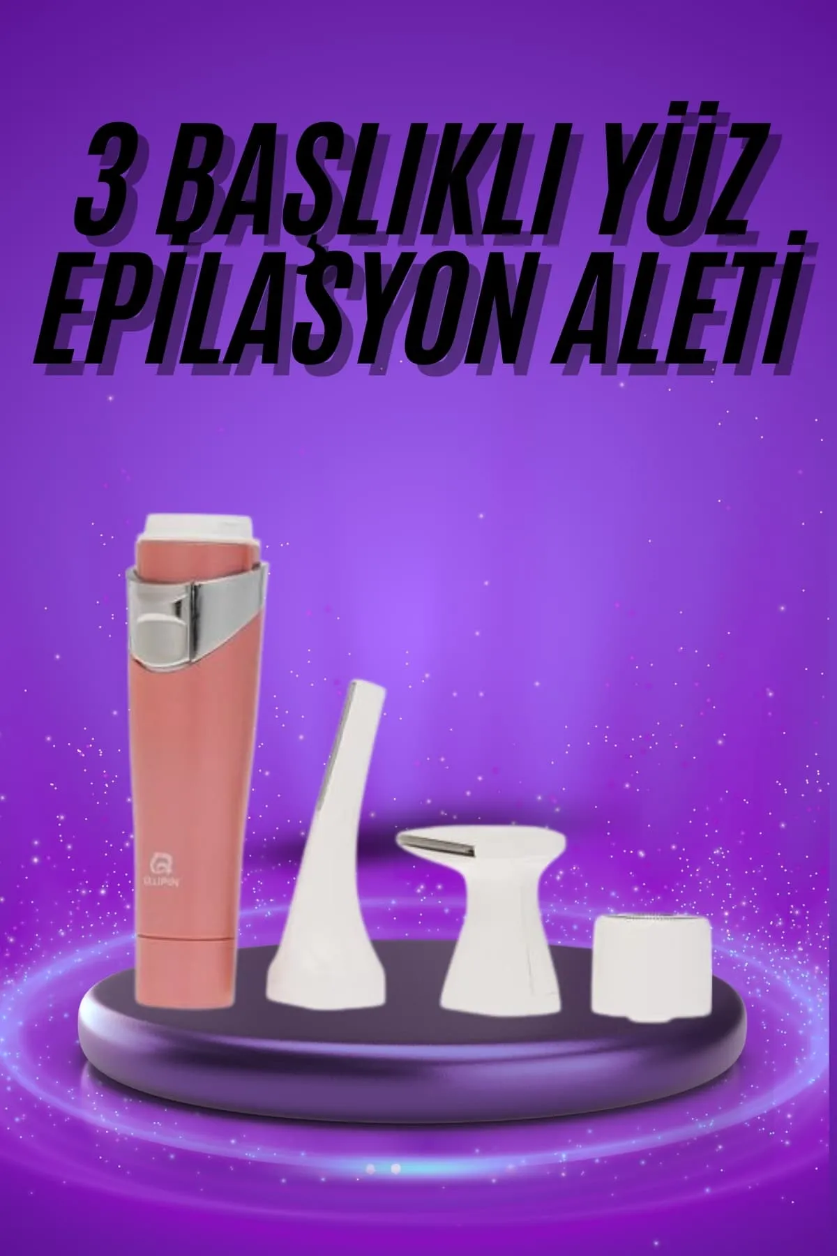Tüm Cilt Tipleri Için 3 Başlıklı Yüz Çene Kıl Tüy Alma Tüm Cilt Tiplerine Uygun