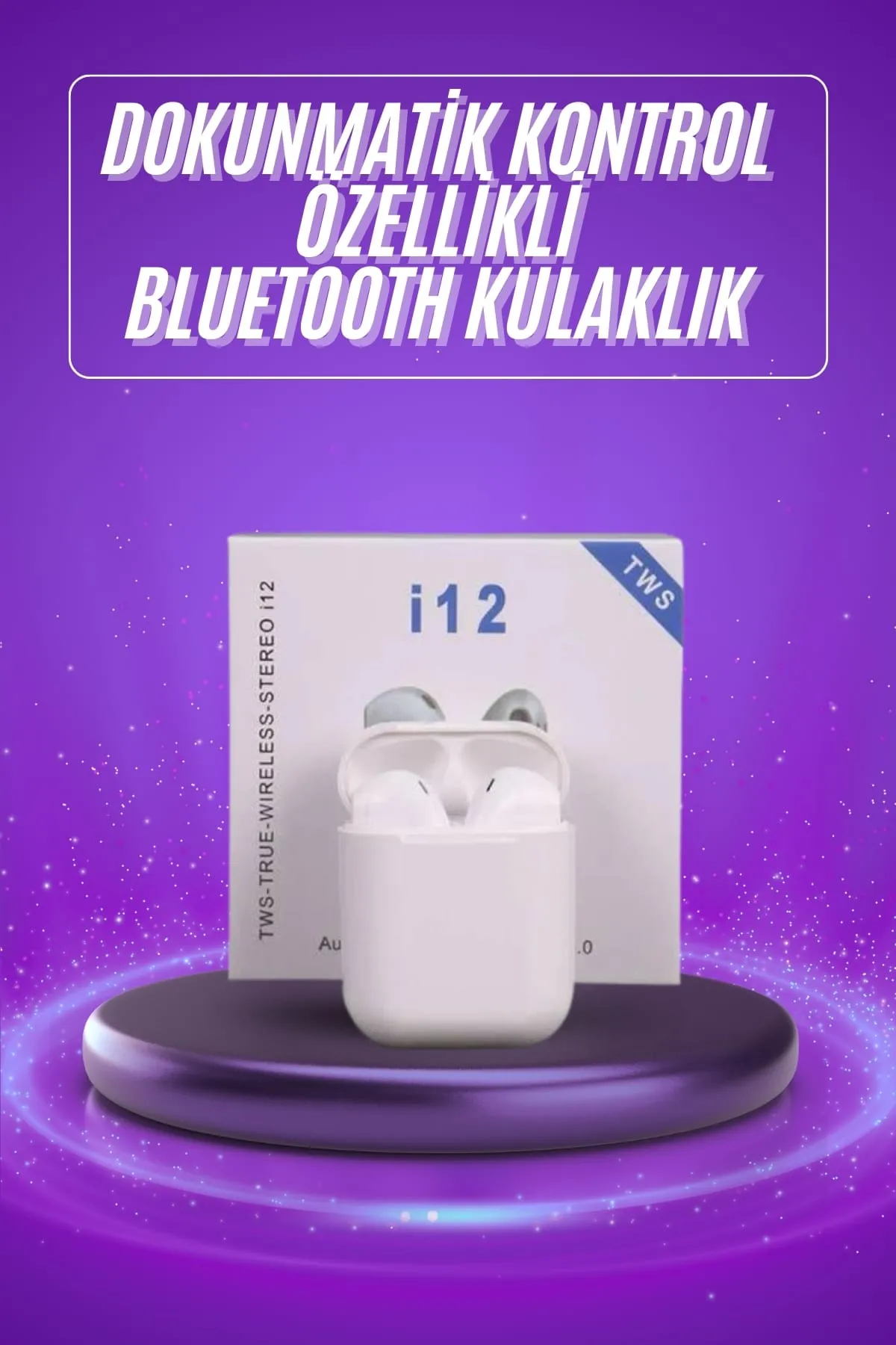 Yeni Nesil Beyaz TWS Bluetooth Kulaklık Android ve İOS Uyumlu Kablosuz Kulaklık