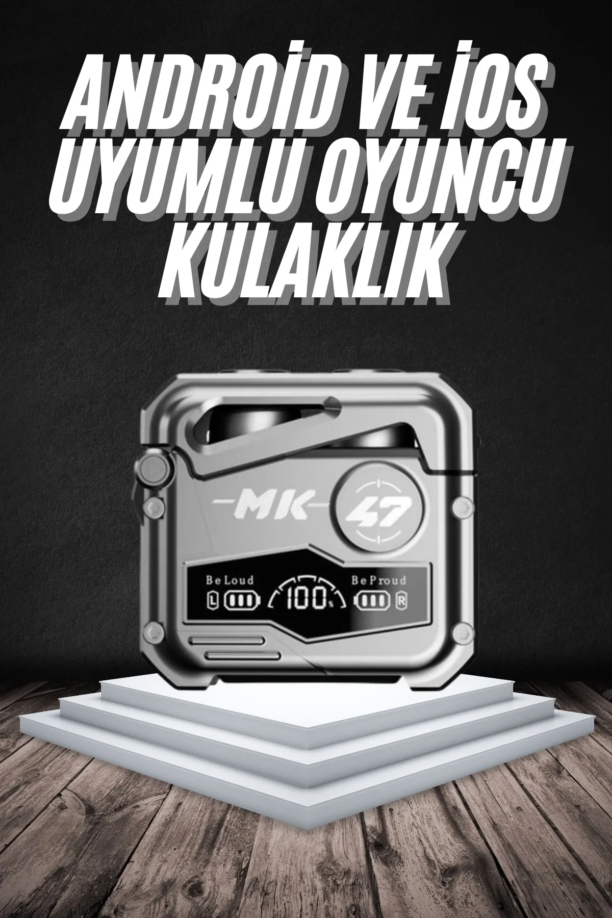 Bluetooth Kulaklık Dokunmatik Kontrol Tws kablosuz kulaklık Hi-fi Stereo
