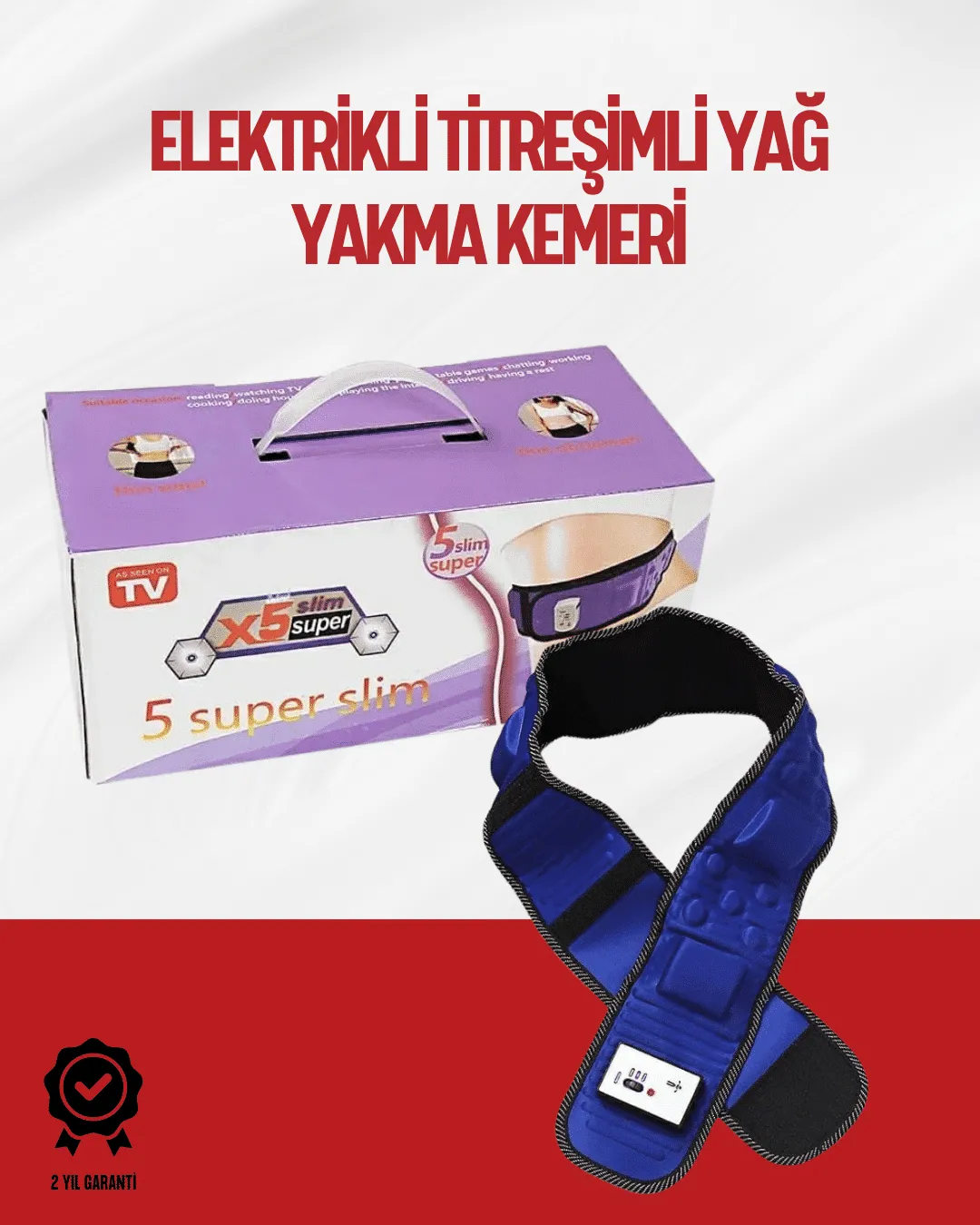 Ayarlanabilir Hızlı Elektrikli Masaj Kemeri