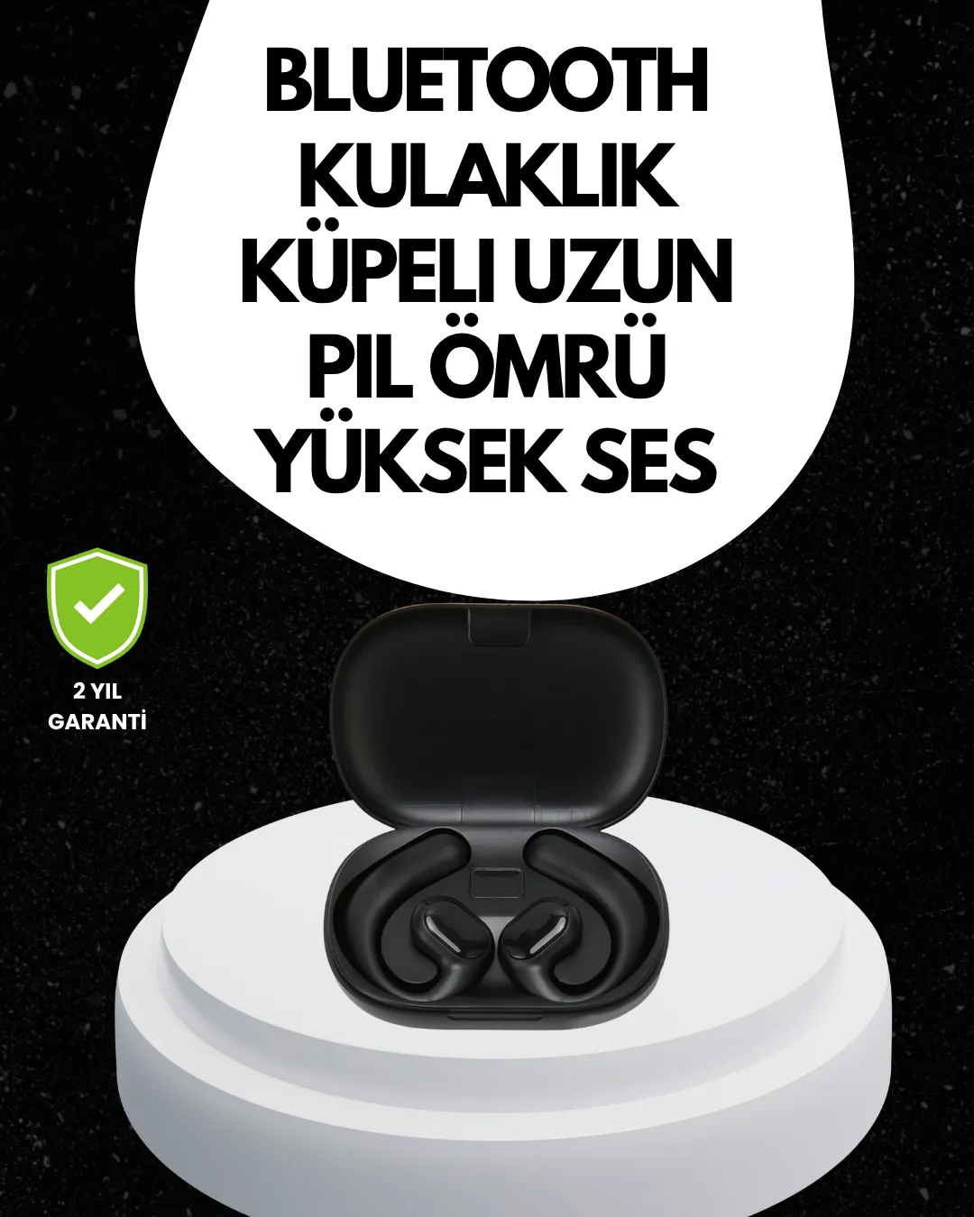 Kulağa Temas Etmeden Konforlu Kullanım – Yeni Nesil Bluetooth Kulaklık