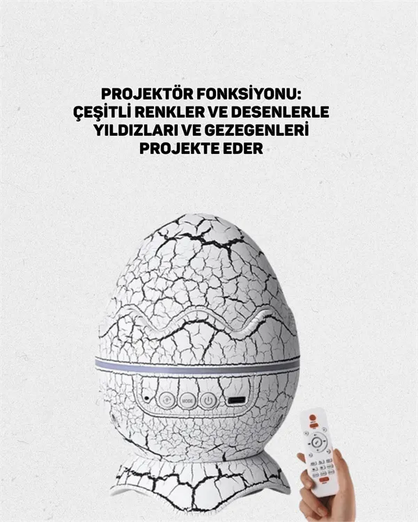 Dinazor Yumurta Gece Lambası