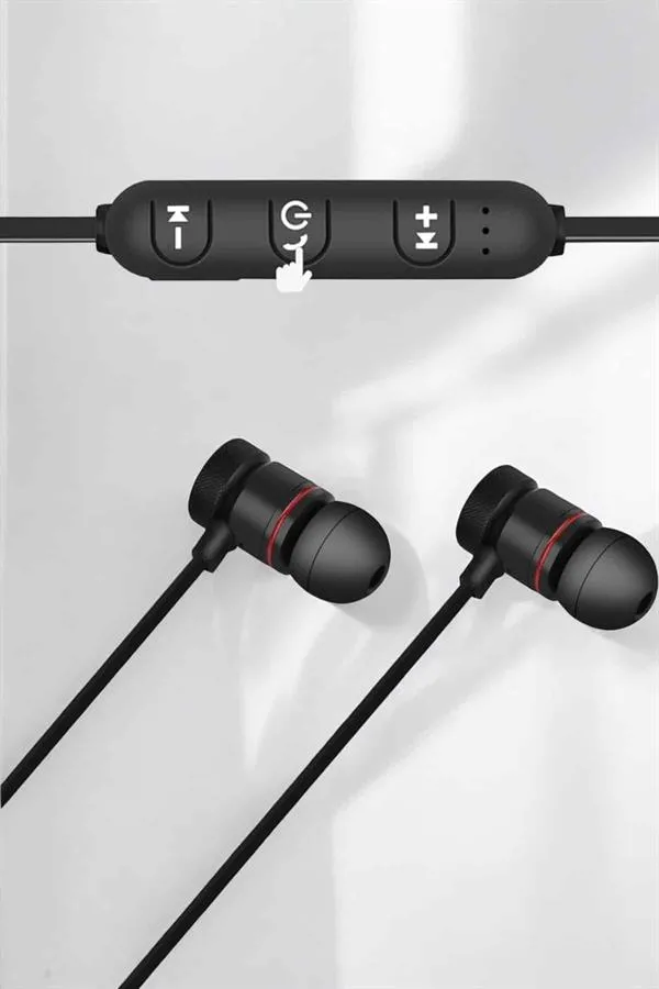 Kablolu Mıknatıslı Sport Kulaklık Bluetooth Bağlantılı