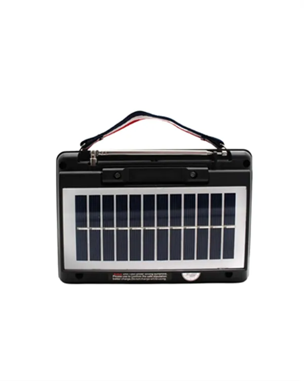 KTF-1428 Taşınabilir Güneş Enerjili Bluetooth Radyo Hoparlör – Şarjlı, Radyo, MP3, AUX Girişli