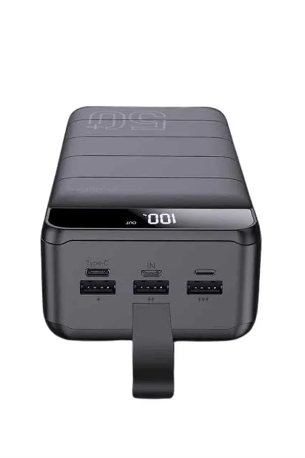 Powerbank Çoklu Şarj Girişi 50.000 Mah Taşınabilir Dijital Göstergeli
