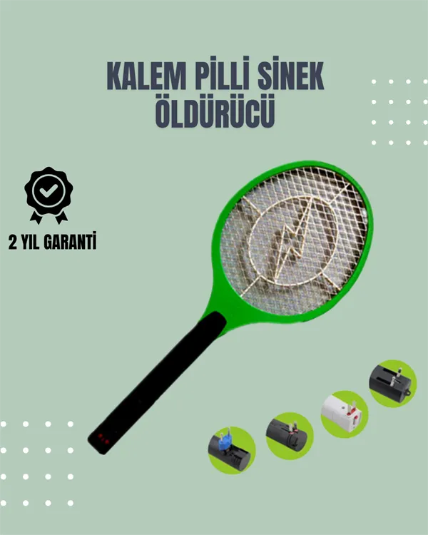 Sessiz ve Etkili Böcek Öldürücü – Üç Katmanlı Koruyucu Izgaralı Elektronik Sineklik