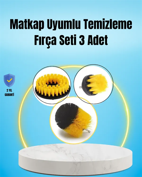 Yağ, Kir ve Pas Temizliği İçin Güçlü Naylon Kıllı Temizlik Fırçası