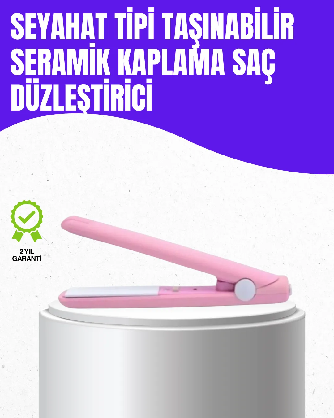 Otomatik Güç Ayarlı, Yaylı Sistemli Kısa Saç Kıvırıcı – Çekmeden ve Kırmadan Şekillendirme