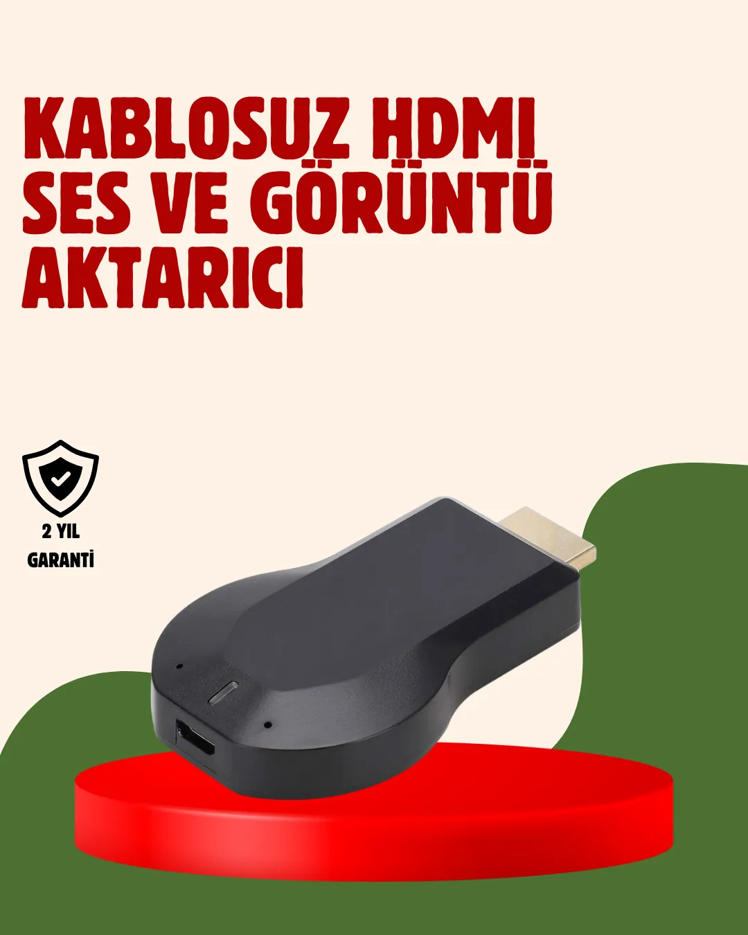 Küçük Boyutlu TV Dongle – Cep Boyutunda 1080p Ekran Yansıtıcı