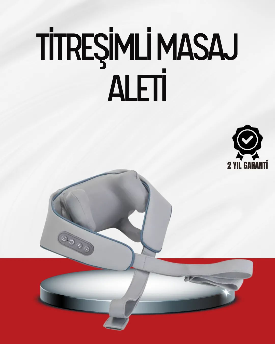 Çok Fonksiyonlu Kablosuz Masaj Aleti | 2 Modlu Isıtmalı