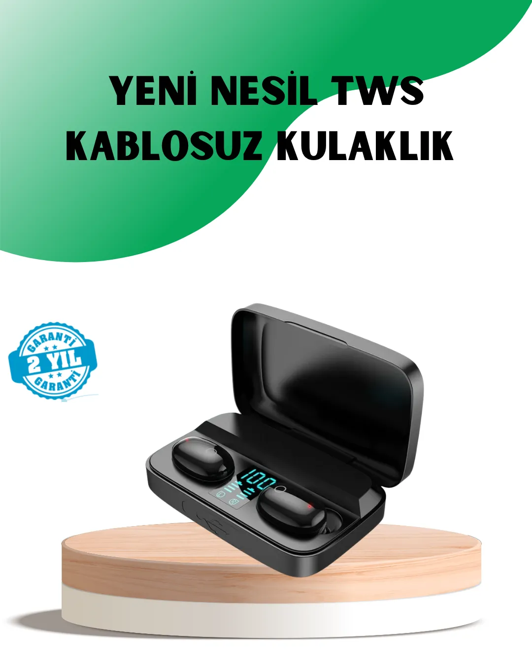 Yüksek Ses Kaliteli A10s TWS Bluetooth 5.0 Kablosuz Kulaklık