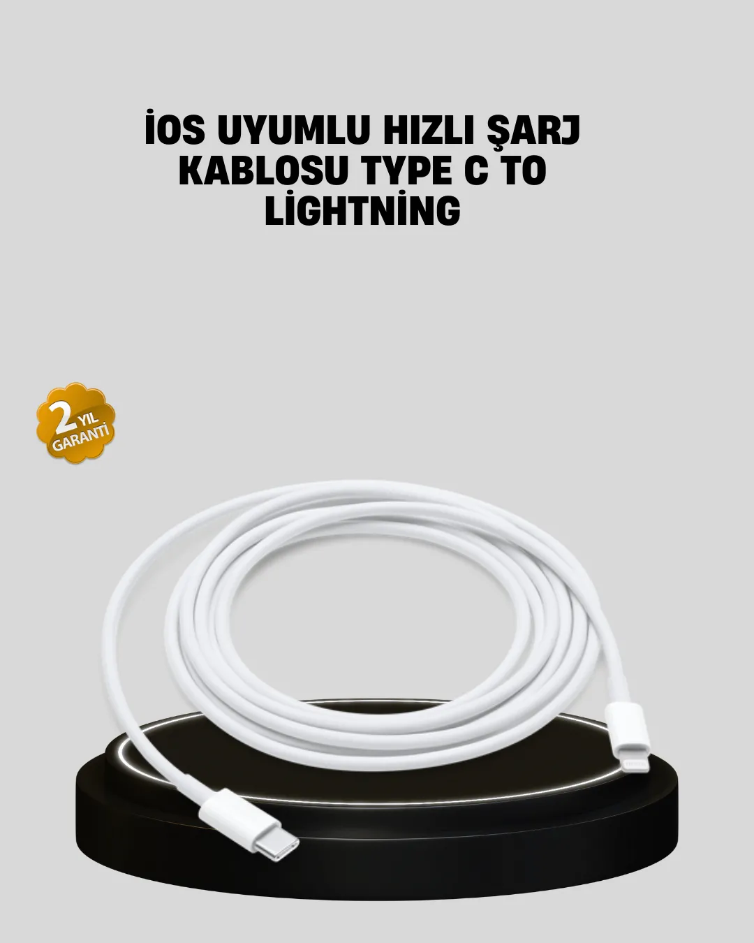 30W Hızlı Şarj Destekli 5.0A Type-C Kablo Veri Aktarım Özellikli