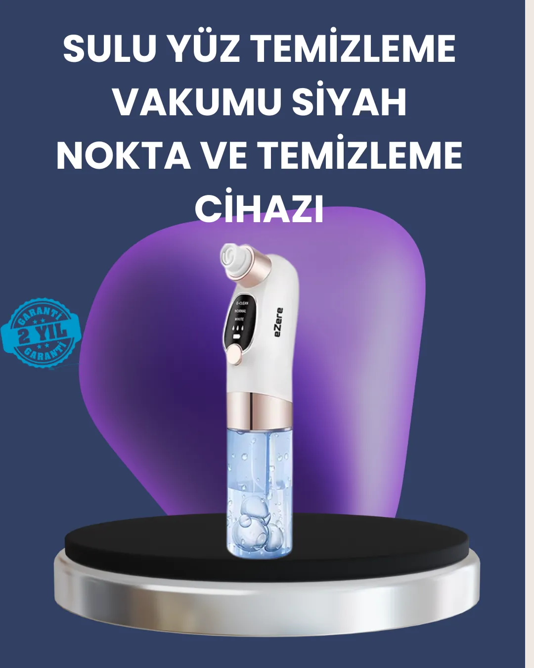 Elektrikli Siyah Nokta Sökücü – Derinlemesine Gözenek Temizleme Cihazı