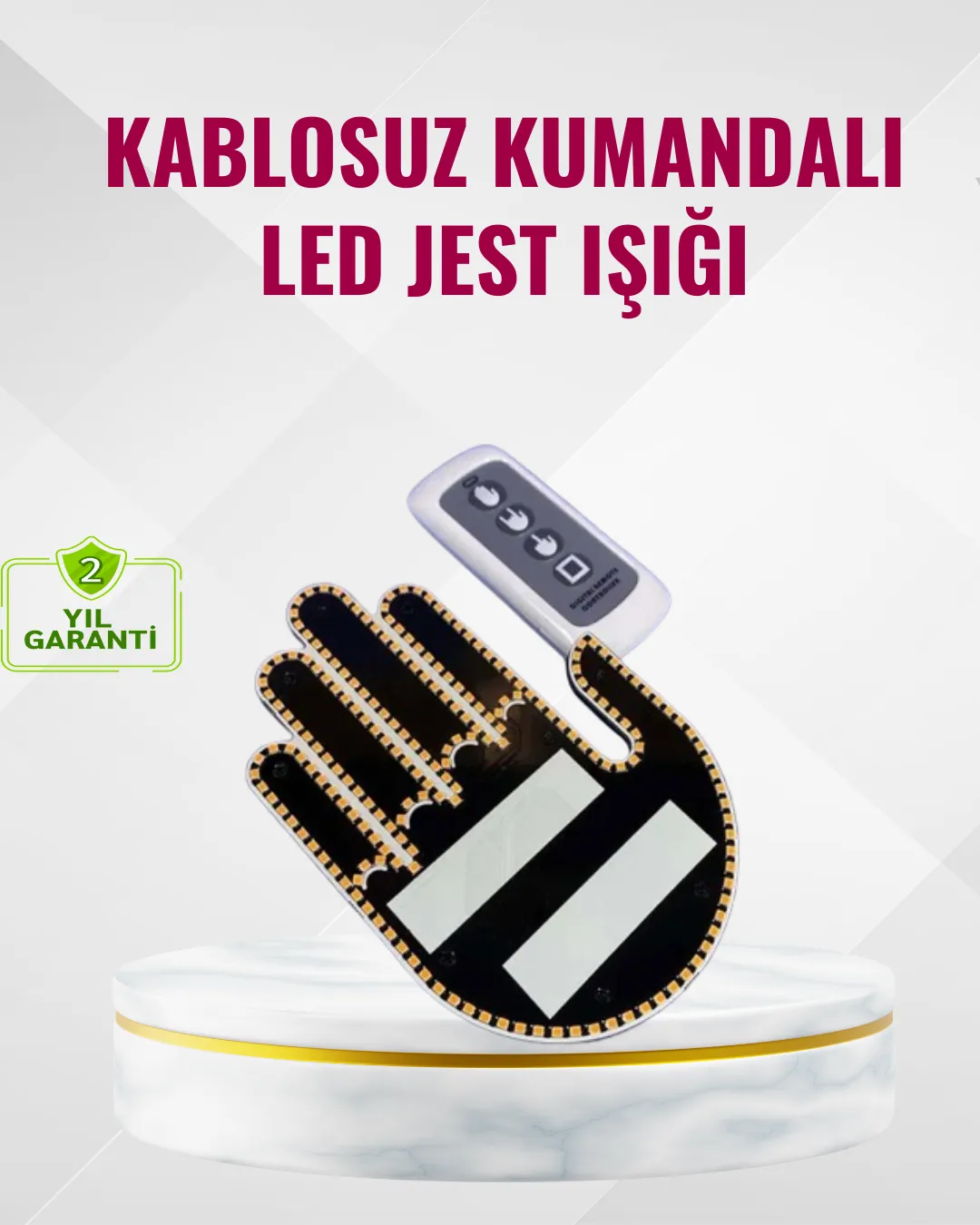Naylon Bantlı Kolay Montajlı Araç Jest Işığı