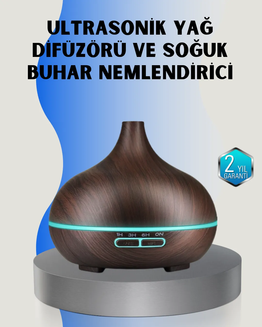 Ev ve Ofis İçin Sessiz Ultrasonik Hava Nemlendirici