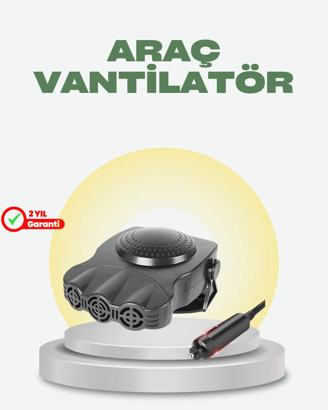 Çok Fonksiyonlu Araç İçi Isıtıcı ve Hava Temizleyici