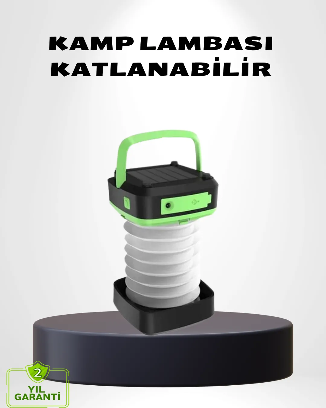 Şarjlı LED Lamba – Dokunmatik Sensörlü, 3 Kademeli Parlaklık