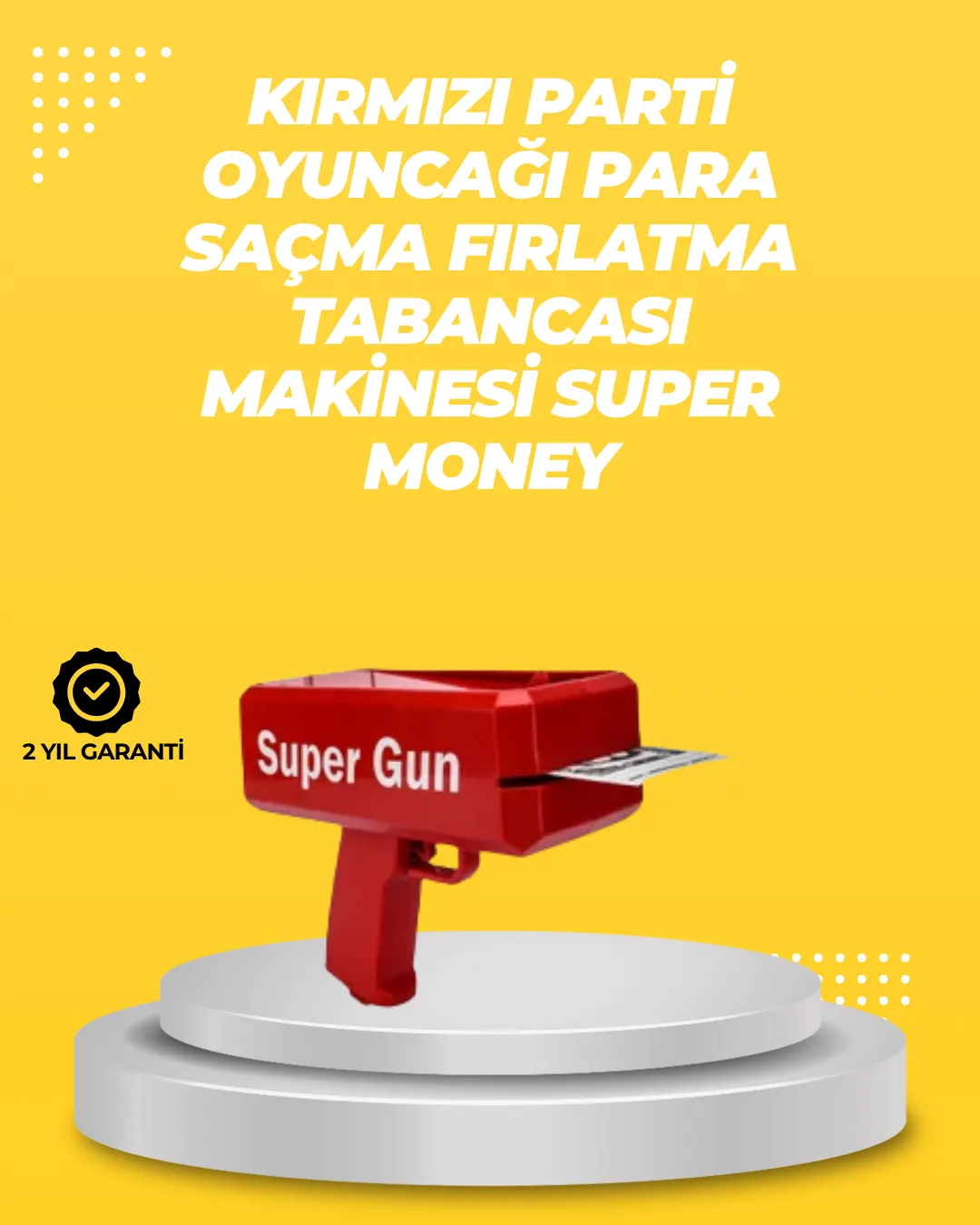 Elektrikli Parti Oyuncağı – Para Atan Tabanca