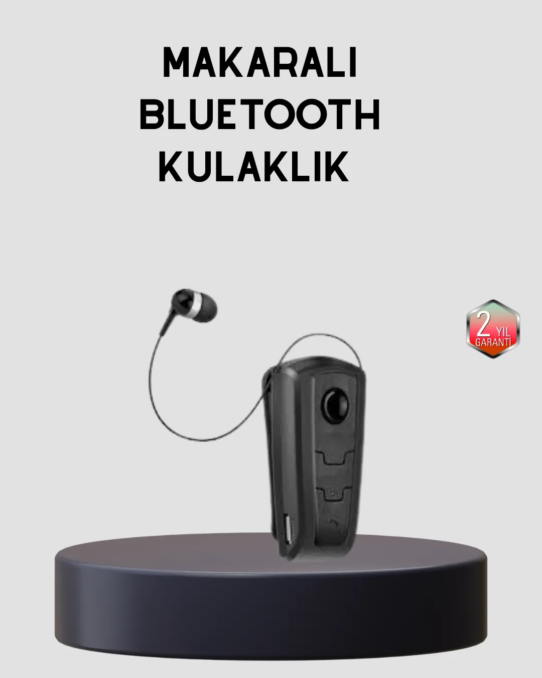 Ergonomik Bluetooth Kulaklık – 8 Saat Konuşma, Gürültü Azaltıcı Mikrofon