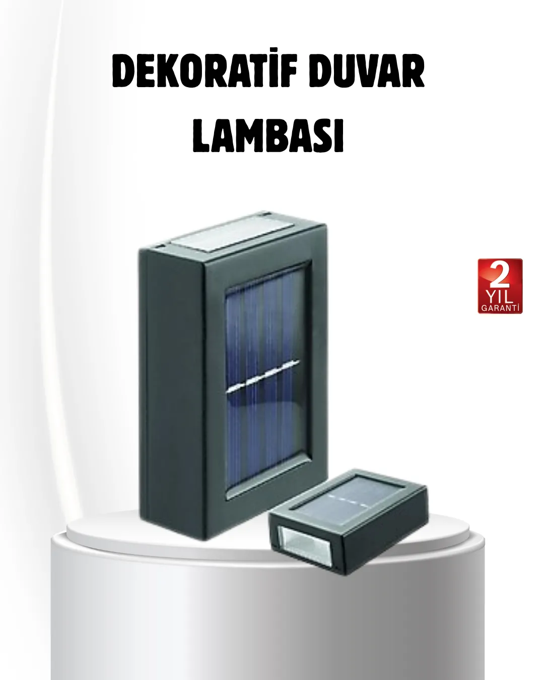 Solar Güçlü 6 LED Dış Mekan Lambası – Otomatik Aç/Kapa Işık Sensörlü Aydınlatma